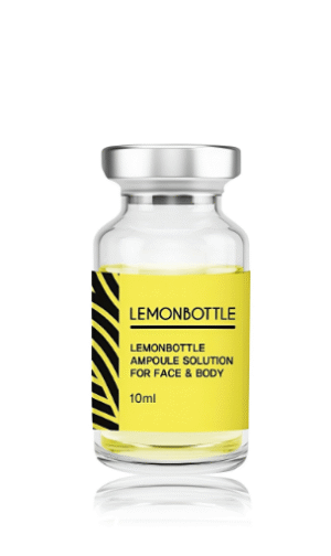 Lemon bottle Fat Dissolving weight loss instructions for face and body